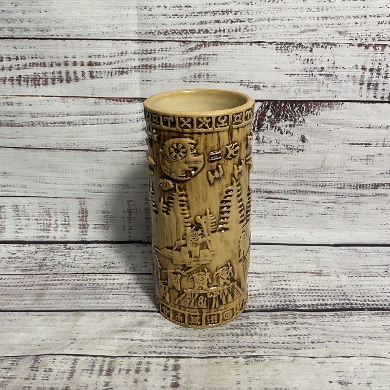 Disney Parks Star Wars Galaxy's Edge Oga's Cantina Endor Ewok Tiki Mug 1st Ed.