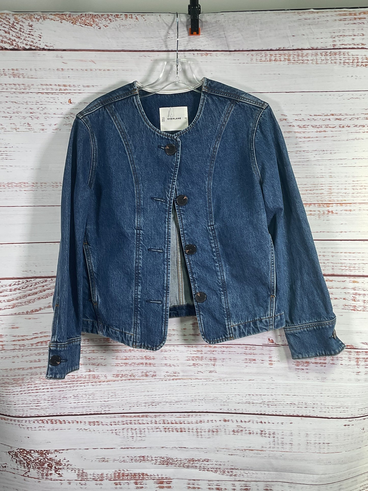 Everlane Blue Button Denim Jacket - Size XS
