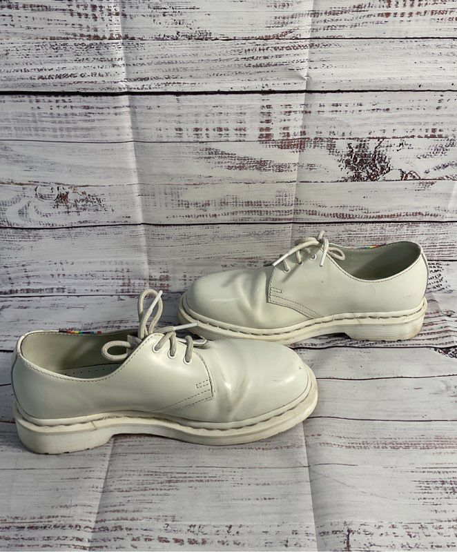 Dr. Martens 1461 For Pride Smooth Leather Oxford White Unisex 8W/7M LA004