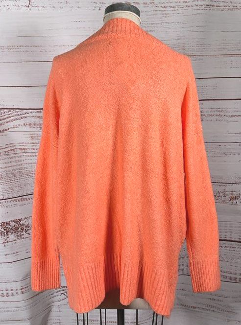 Lou & Grey Henley Tunic Orange Bright Sunset L