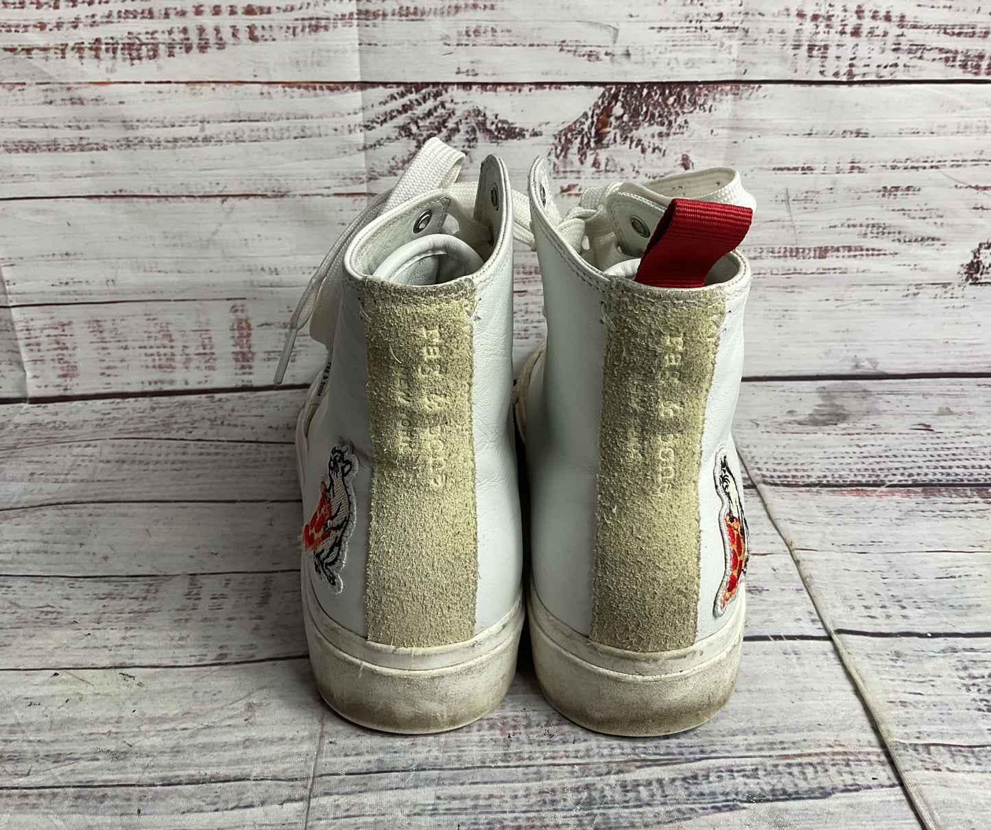 Rag & Bone Pizza Rat High-Top Sneakers White 37.5