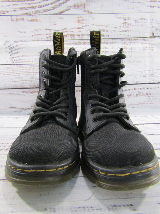 Dr. Martens Combcs Boy's Black Zip Boots Size 11 Junior