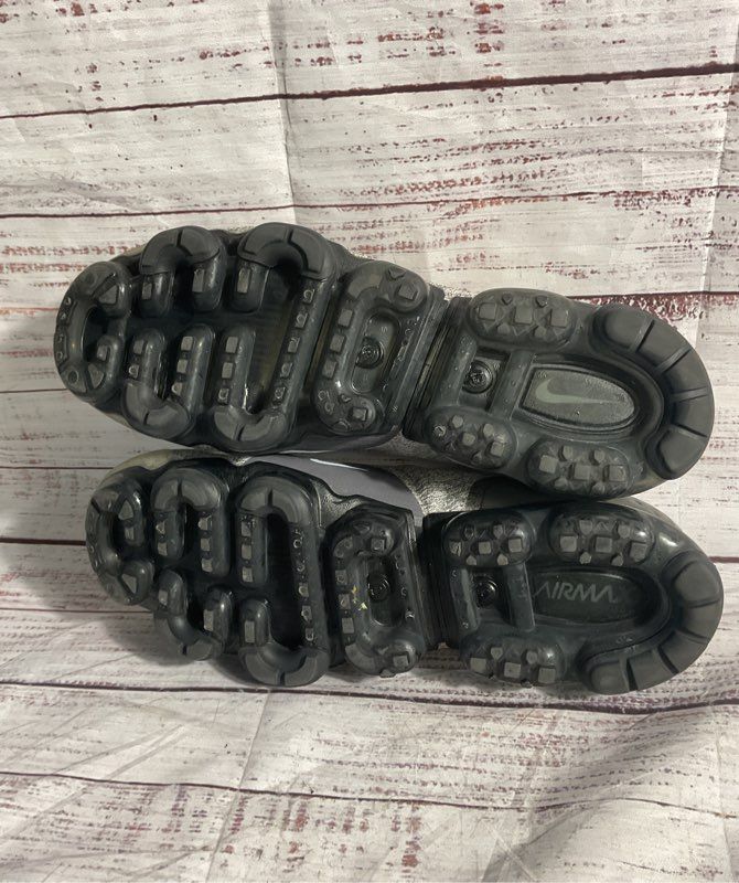 Nike Air Vapormax Flyknit Moc Moon Particle Black Grey AJ6599-202 Size 11