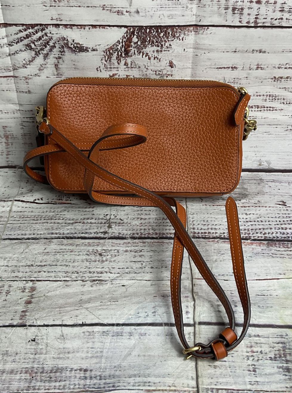 Disney X Coach Regenerative Leather Kira Crossbody Bag Caramel