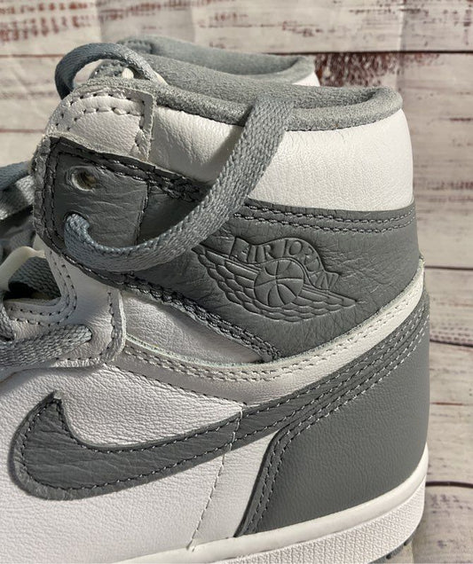 Nike Air Jordan 1 Retro High OG Stealth White Gray Men's Size 8 555088-037