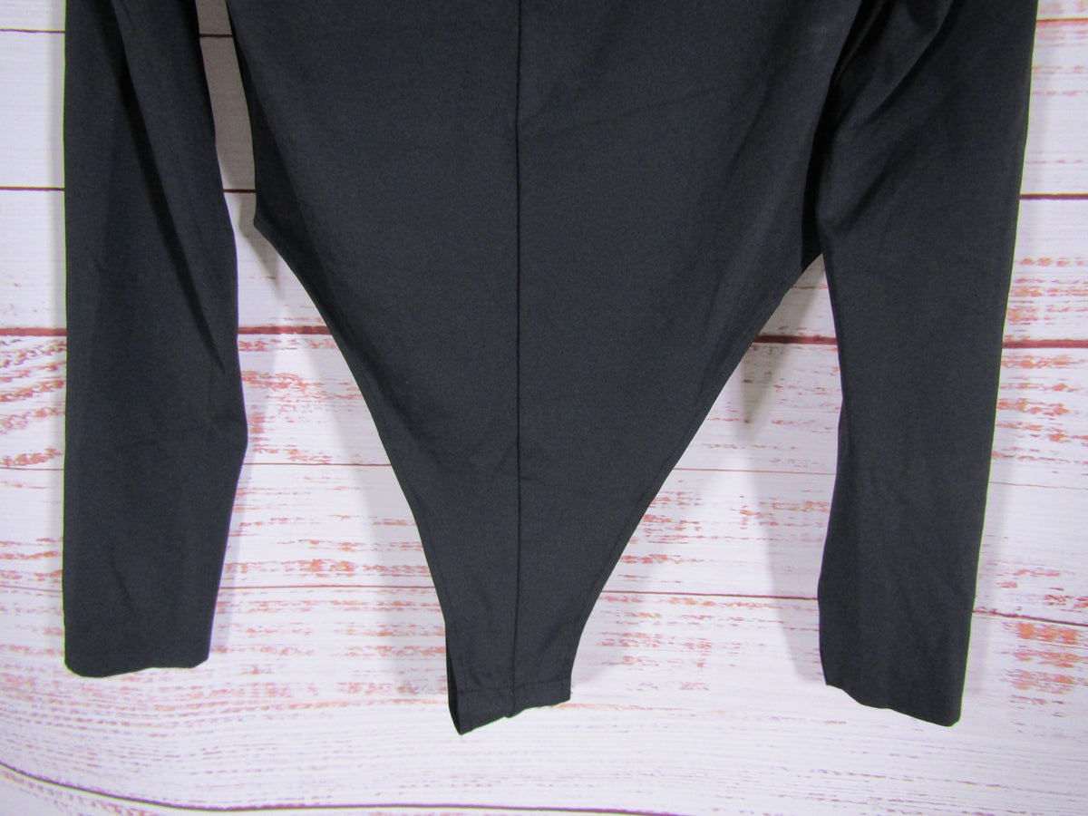 Salt Murphy Andre Men's Black Long Sleeve Bodysuit Size M