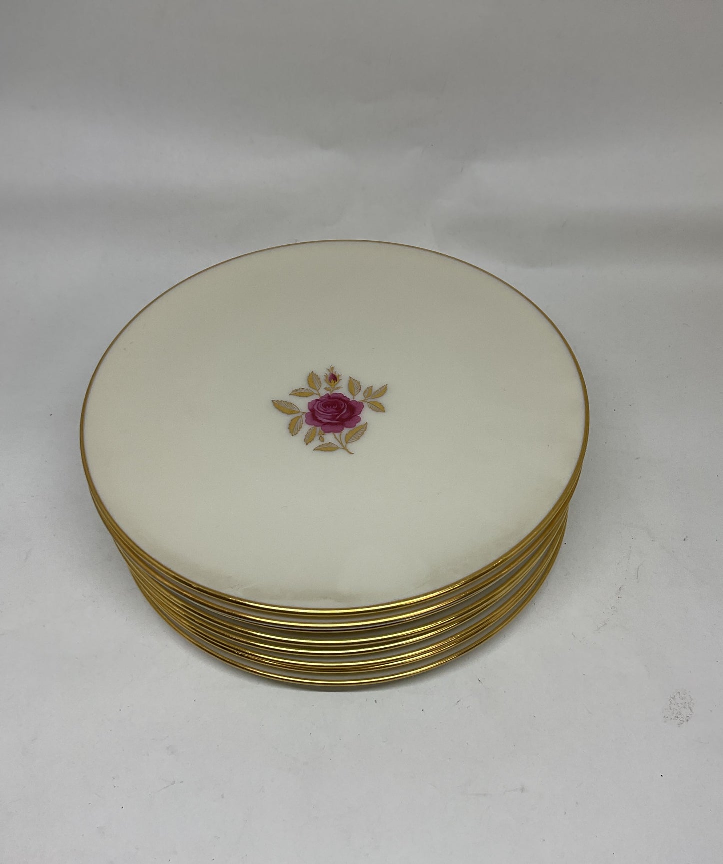 Roselyn By Lenox 6 Desert Plates 6.5"