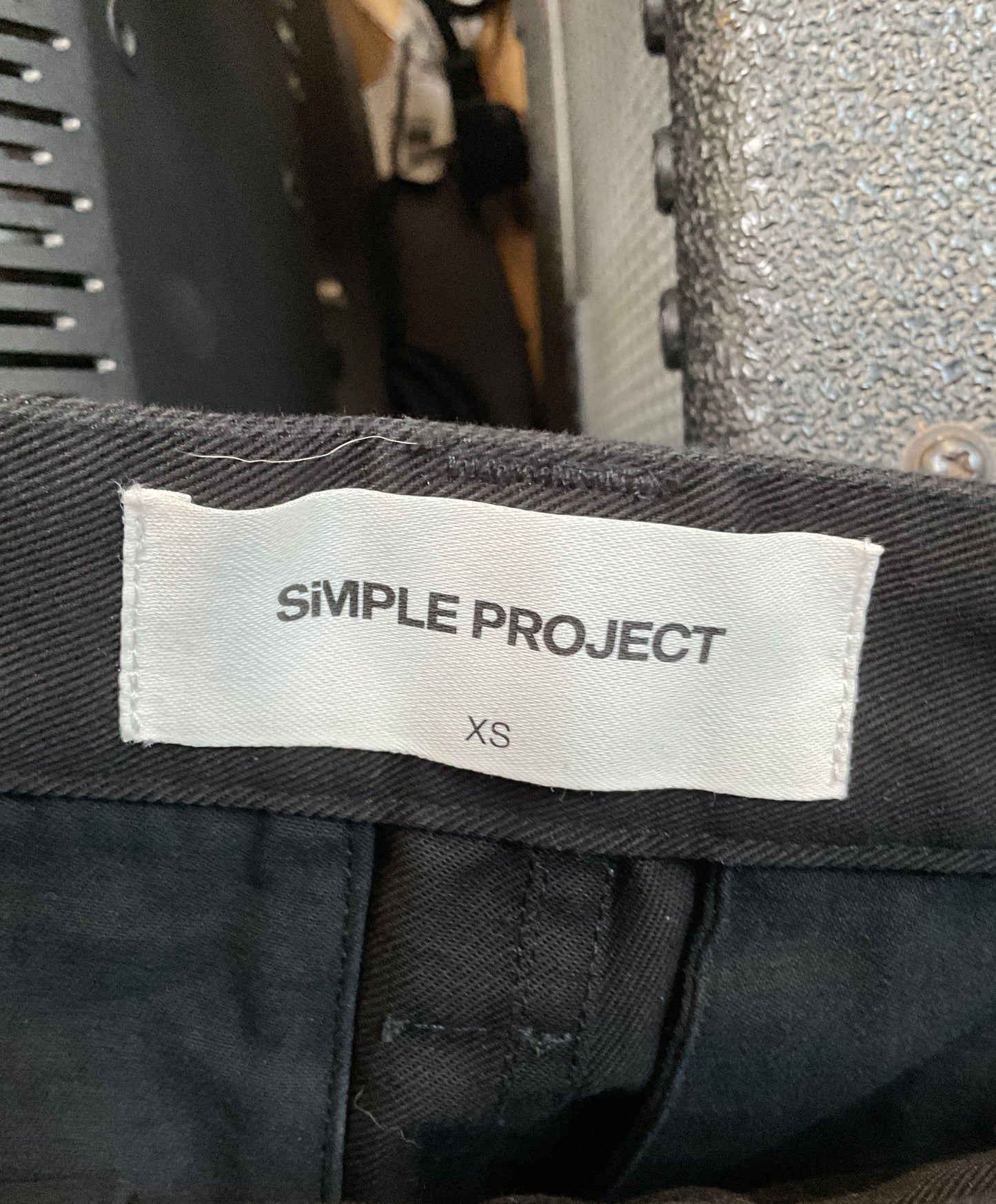 Women's Simple Project Black Pants Size XS