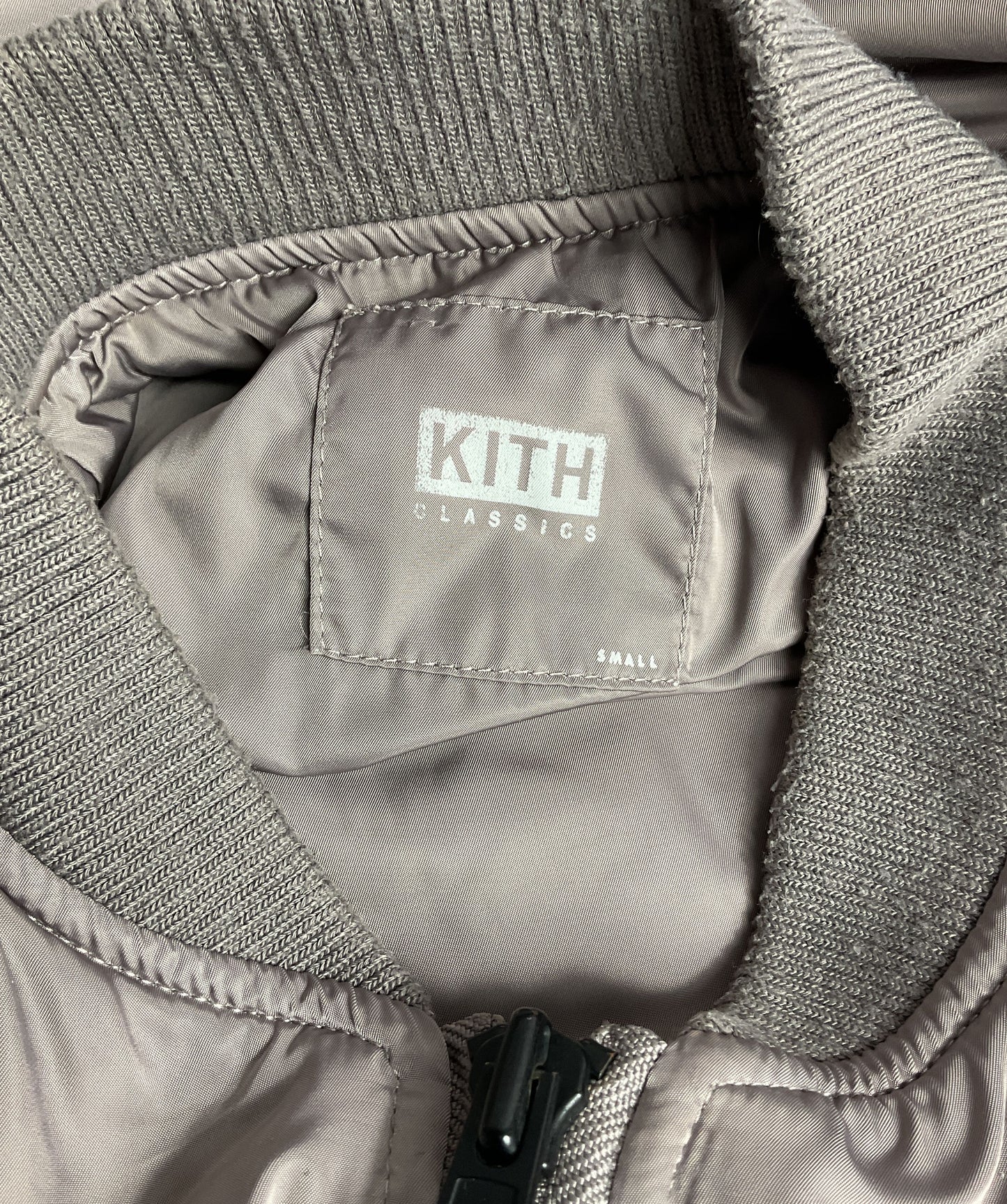 Kith Astor Iridescent Bomber Jacket Taupe S