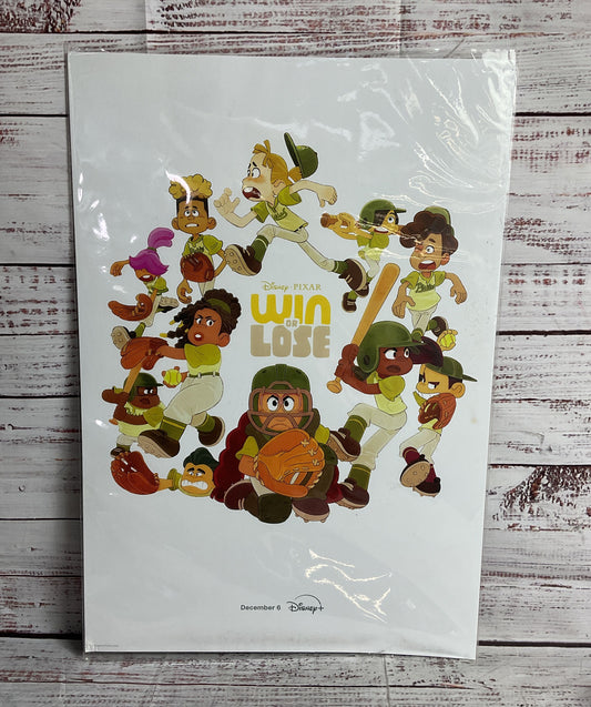 Disney D23 Exclusive Win or Lose 12x 18 Poster