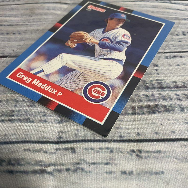 Vtg. Donruss 88 Greg Maddux #539 Ungraded Baseball Card Great Condition
