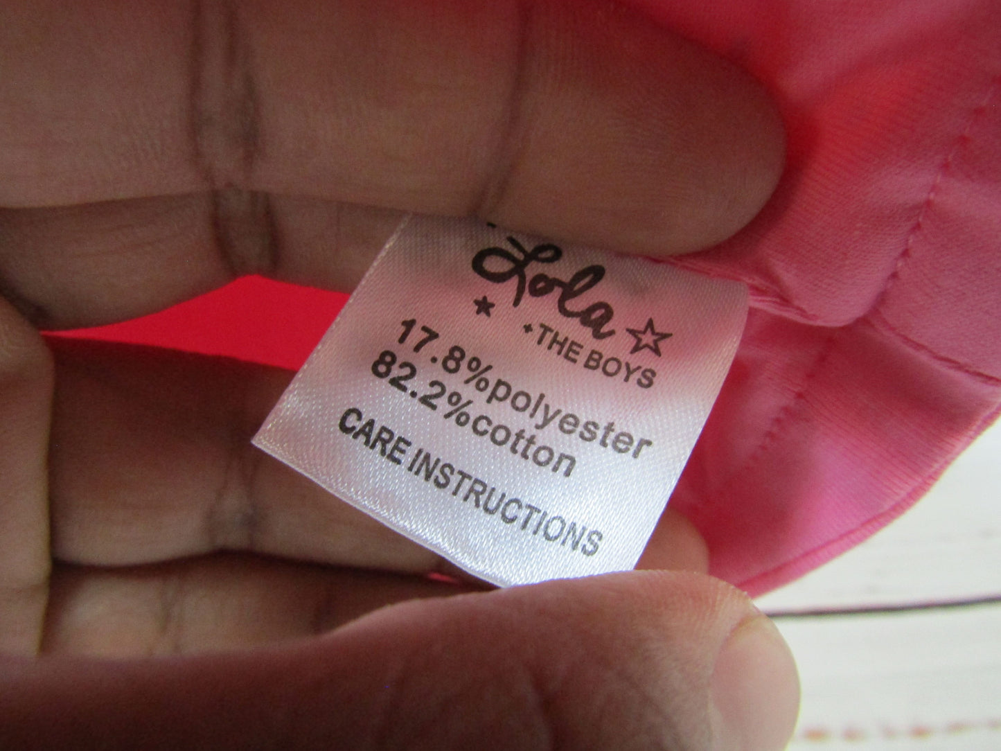 Lola + The Boys Taylor Girl's Pink Embellished Crop Top T-Shirt Size 8