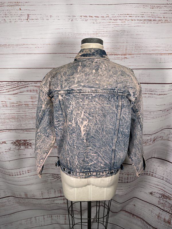 Vintage Calvin Klein Unisex Washed Denim Trucker Jacket Size M