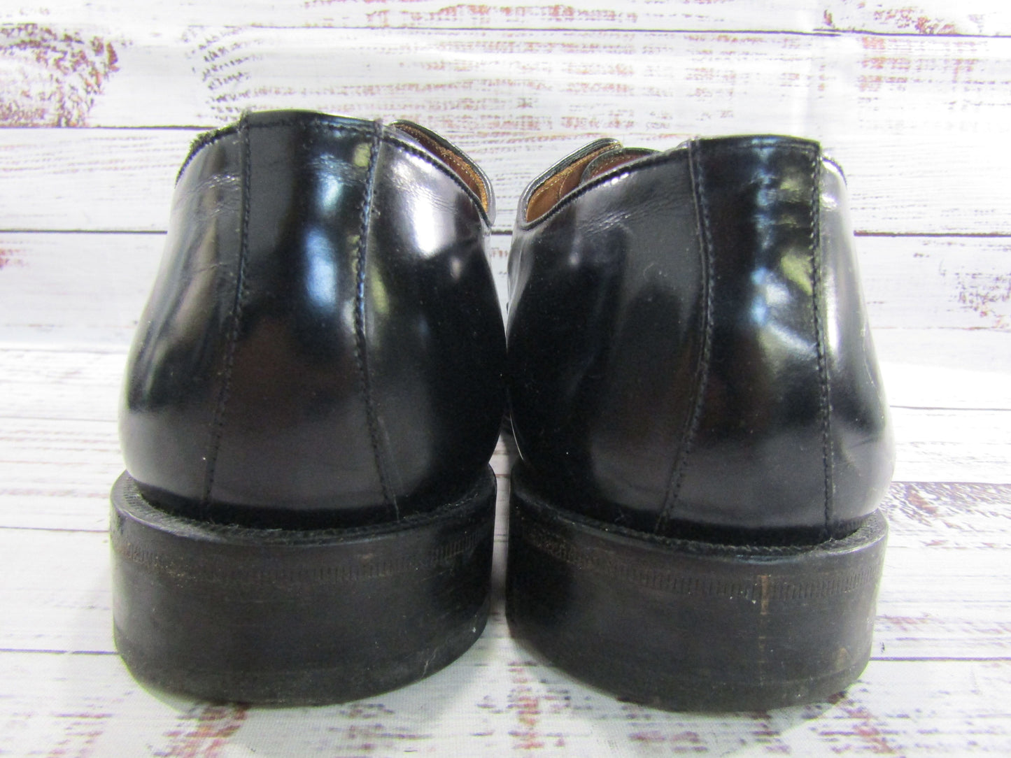 Mezlan Andrew Men's Black Leather Cap Toe Brogue Oxford Shoes Made in Spain