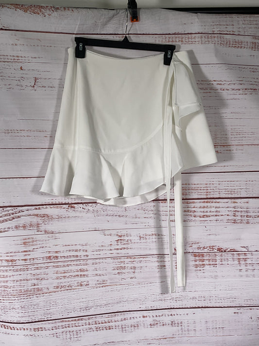 Cinq a Sept White Wrap Skirt - Size 6