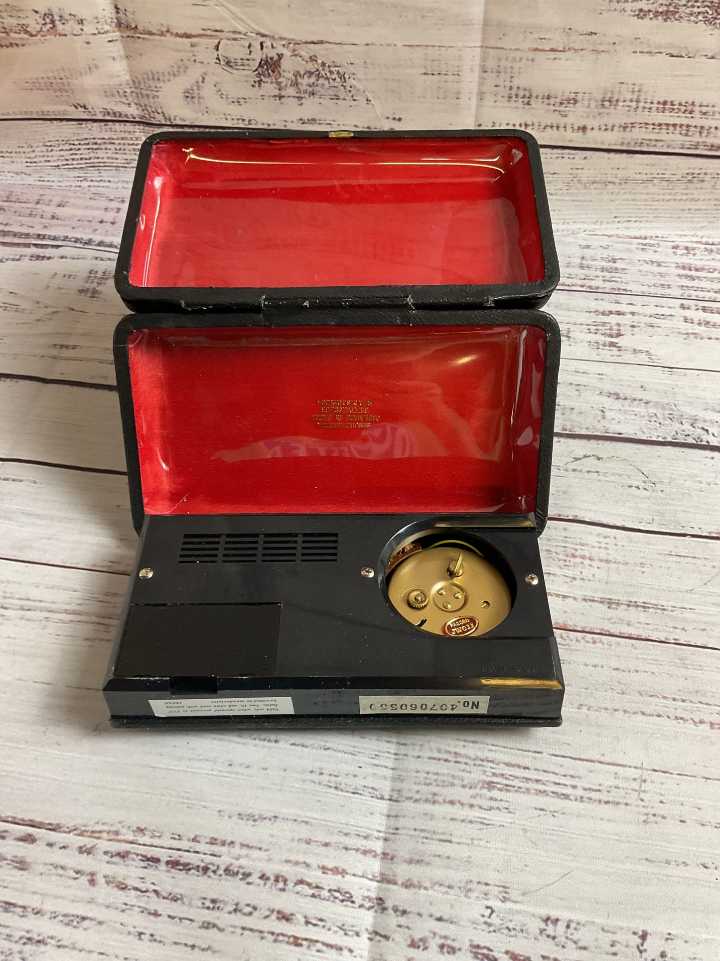 Vintage Japanese Travel Clock Alarm Radio [PARTIALLY WORKING]