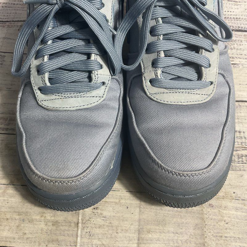 Nike Air Force 1 Premium Ashen Slate Dark Blue Low Sneaker Casual Shoe Men's 9