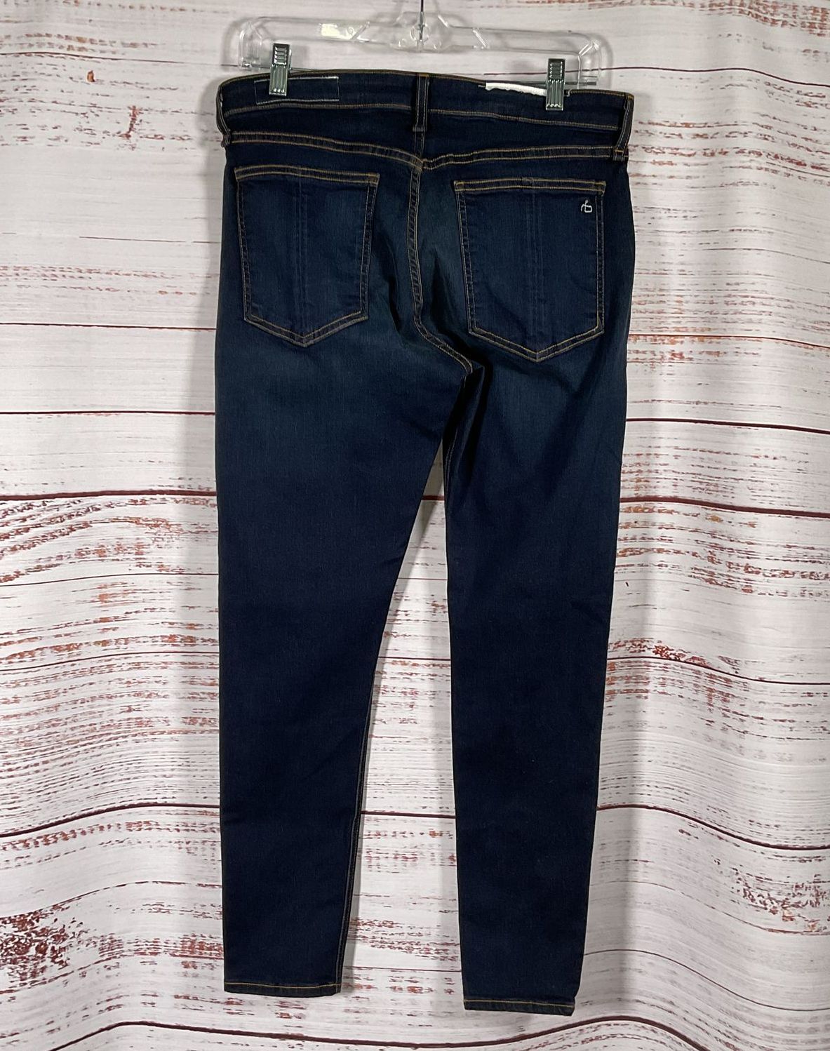 Rag & Bone Cate Mid Rise Ankle Skinny Jeans Blue 30