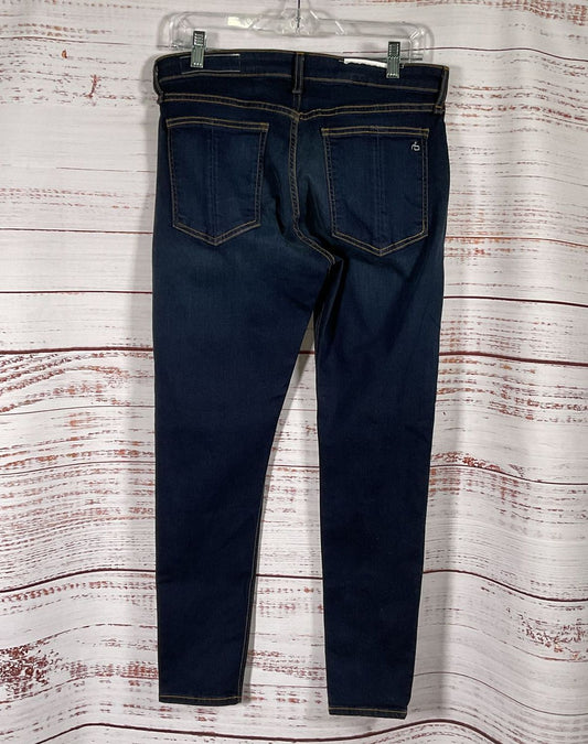 Rag & Bone Cate Mid Rise Ankle Skinny Jeans Blue 30