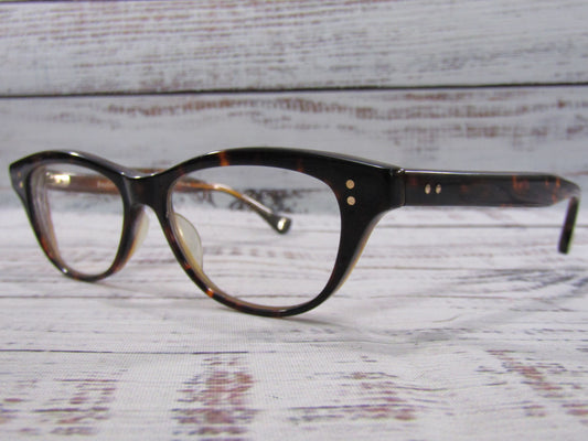 Dita Svelte Women's Brown Tortoise Cat Eye Eyeglasses Made in Japan