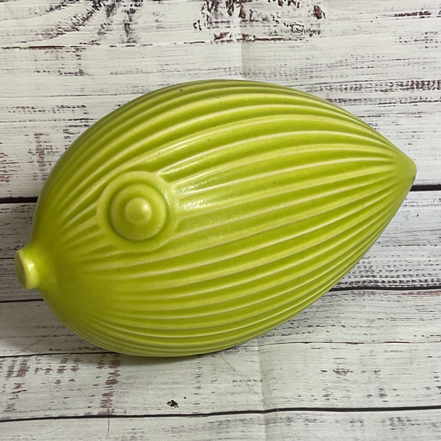 JONATHAN ADLER Green Puffer Blow Fish Menagerie Series Sculpture 9.25" (DAMAGED)
