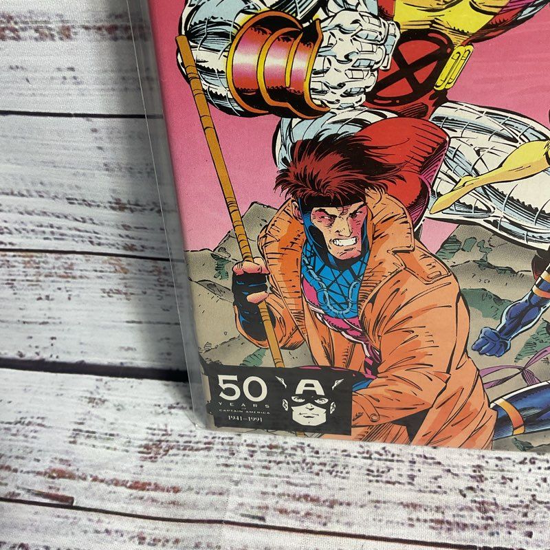 Lot Of 2 Vtg. 1991 X Men 1st Issue Variant Covers Ungraded Marvel Comic Books