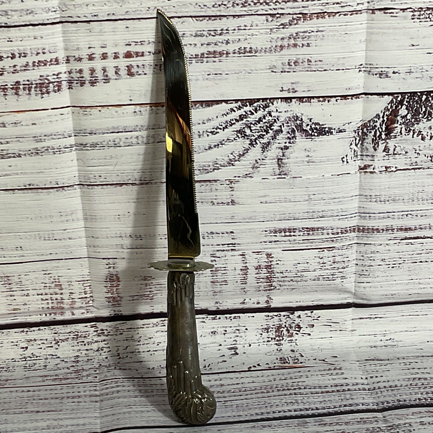 VTG. AMBASSADOR Cutlery Mfg. Sterling Silver Steak Knife- 10"