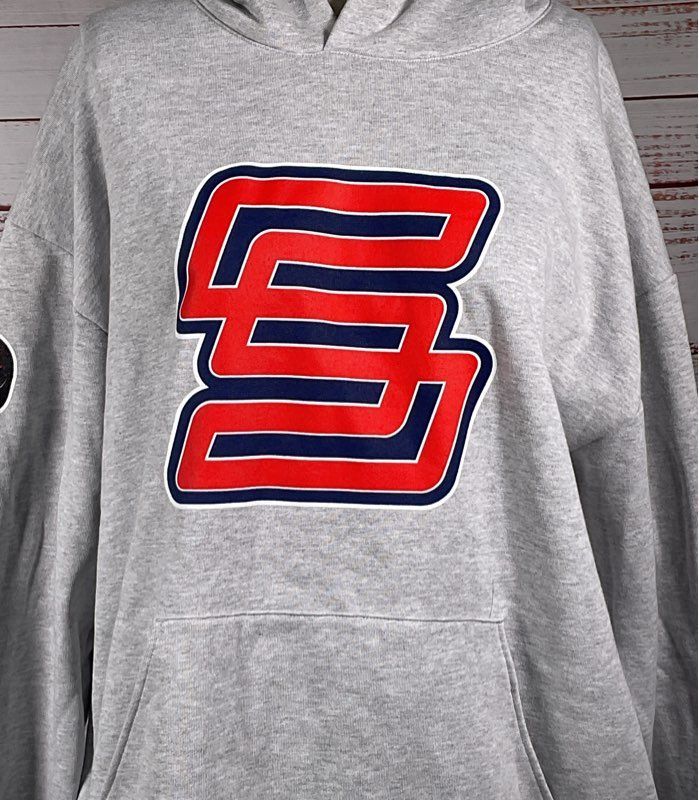 Mitchell & Ness x Sherwood Hockey Men's Rep My Hood Pullover Hoodie Gray 2XL