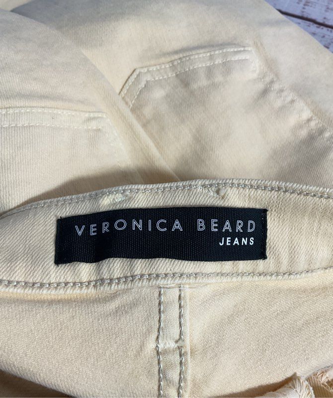 Veronica Beard Maera High-Rise Skinny Jeans Mustard Yellow Size 31