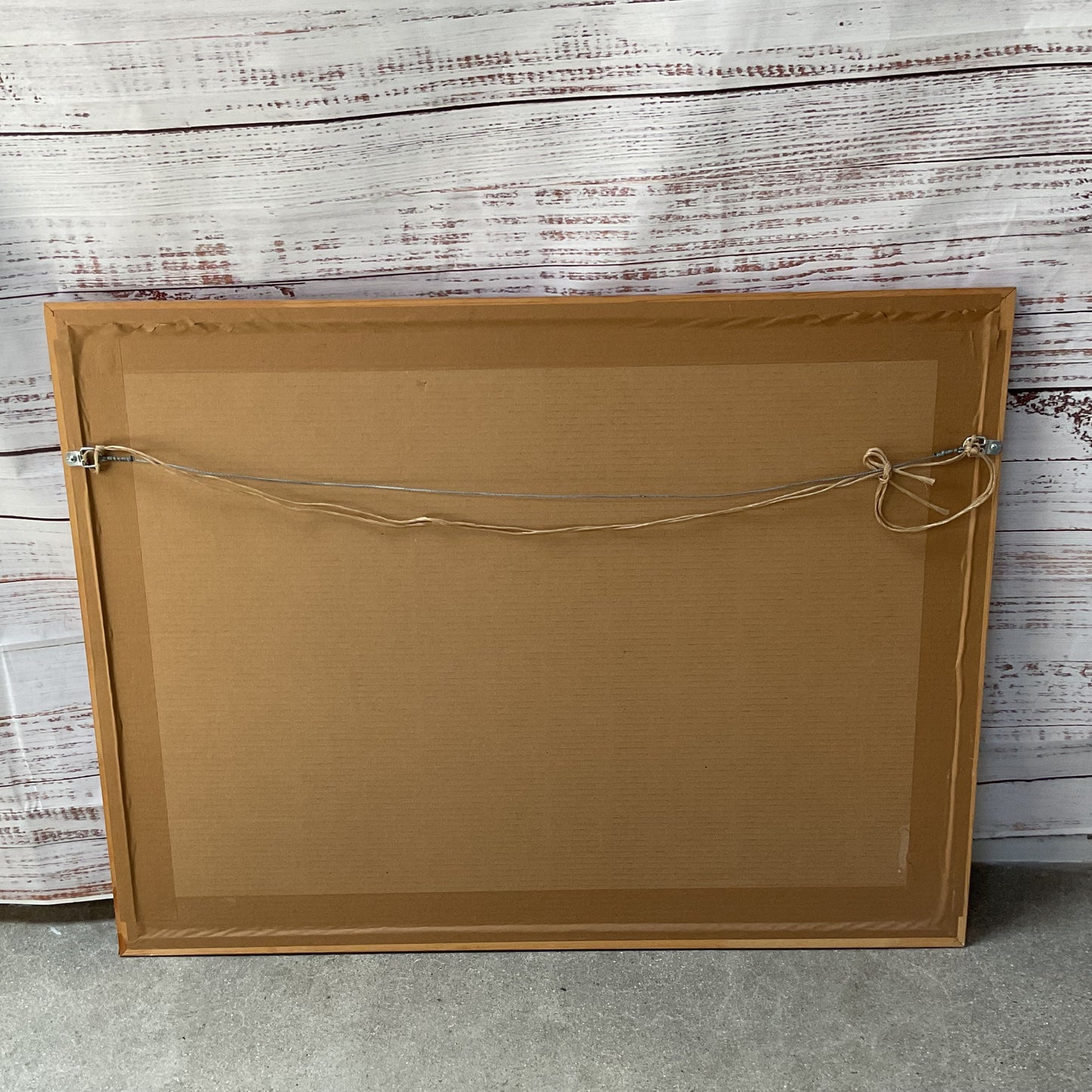 Signed VTG. LAWRENCE C. GOLDSMITH Abstract Watercolor Print- FRAMED 31.5" X 41"