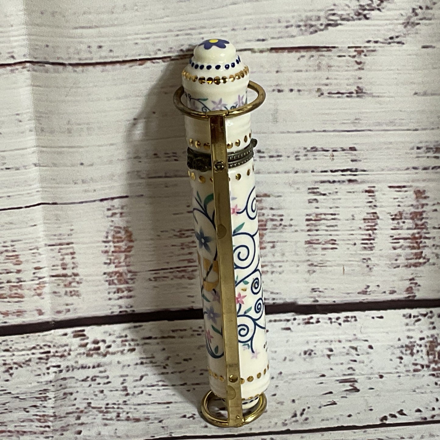 SUSAN FISCHER WEISS Ceramic Mezuza- 5.5"