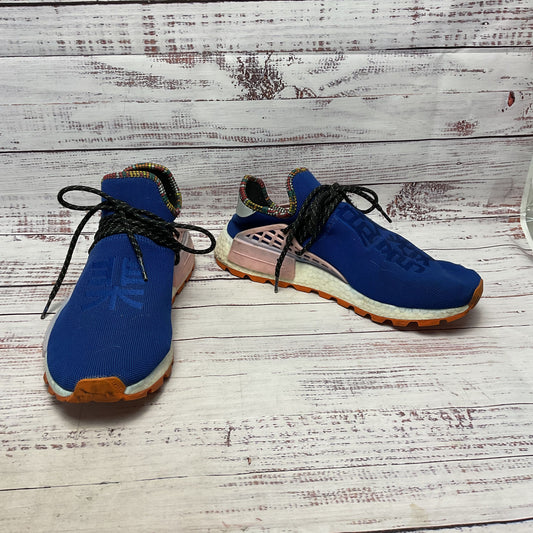 Adidas Pharrell Williams NMD Human Race Inspiration Blue Sneaker Shoe Men 9.5