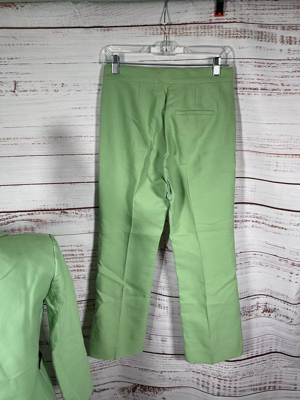 Sandro Paris Women’s Mint Green 2 Piece Suit Jacket & Pants Size 36