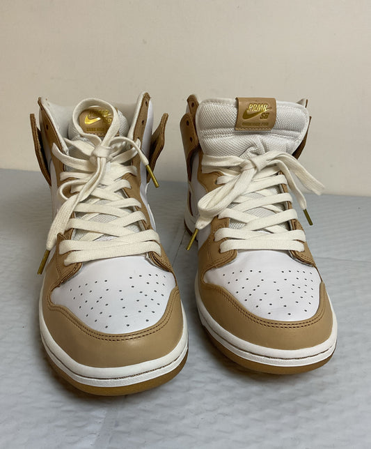 Nike SB Dunk High TRD QS White Tan Size 11.5