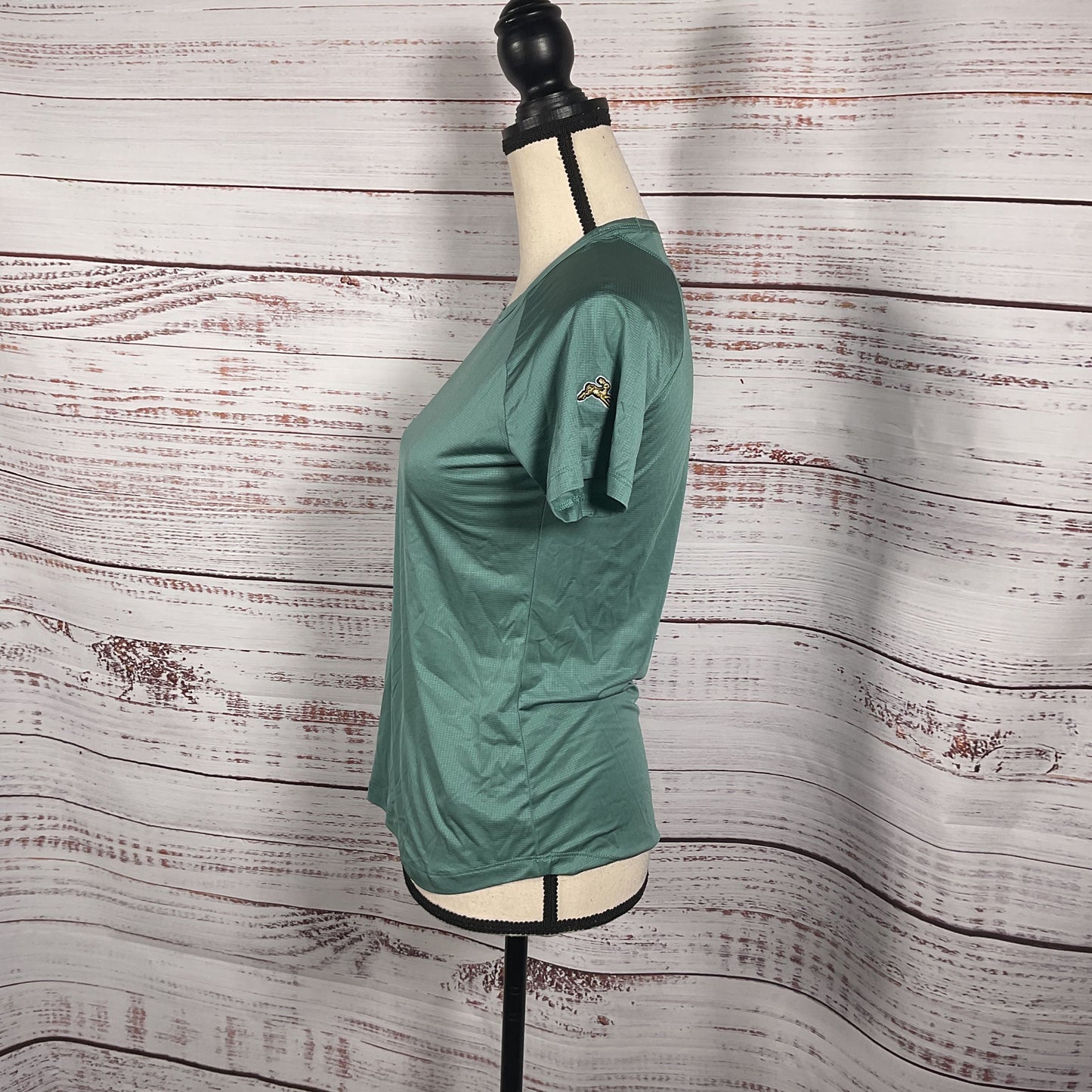 Tracksmith Patina Blue Green Polyester T-shirt - Size S