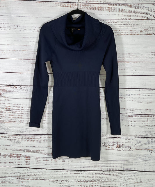 NWT Women's BCBG Max Azaria Navy Blue Sweater Dress Size L