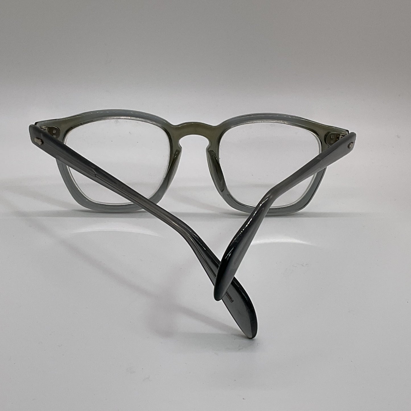AMERICAN OPTICAL 4 1/2 Clear Gray Eyeglasses-FRAMES ONLY