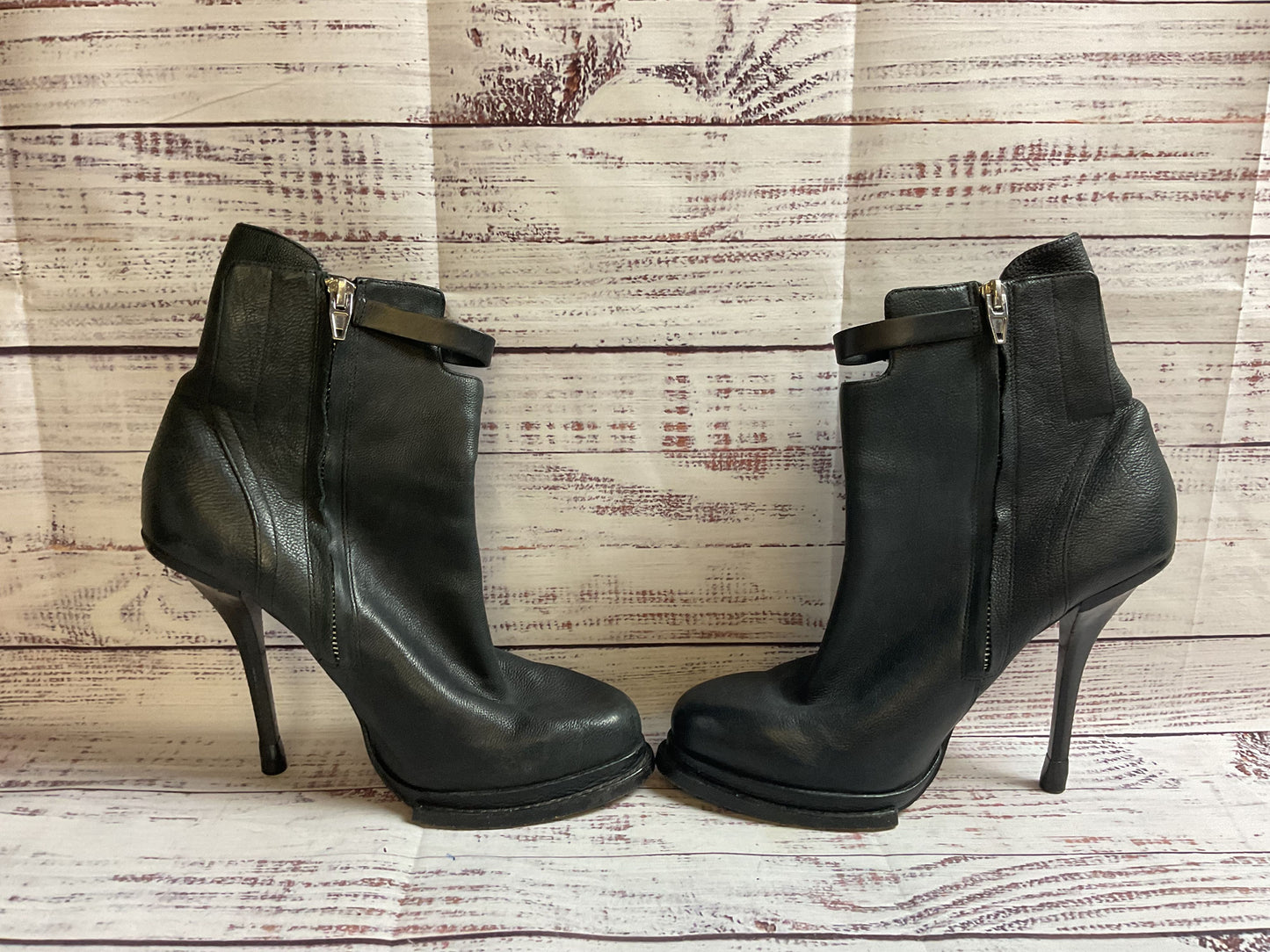 Alexander Wang Black Ankle High Heel Boot Women Size 39