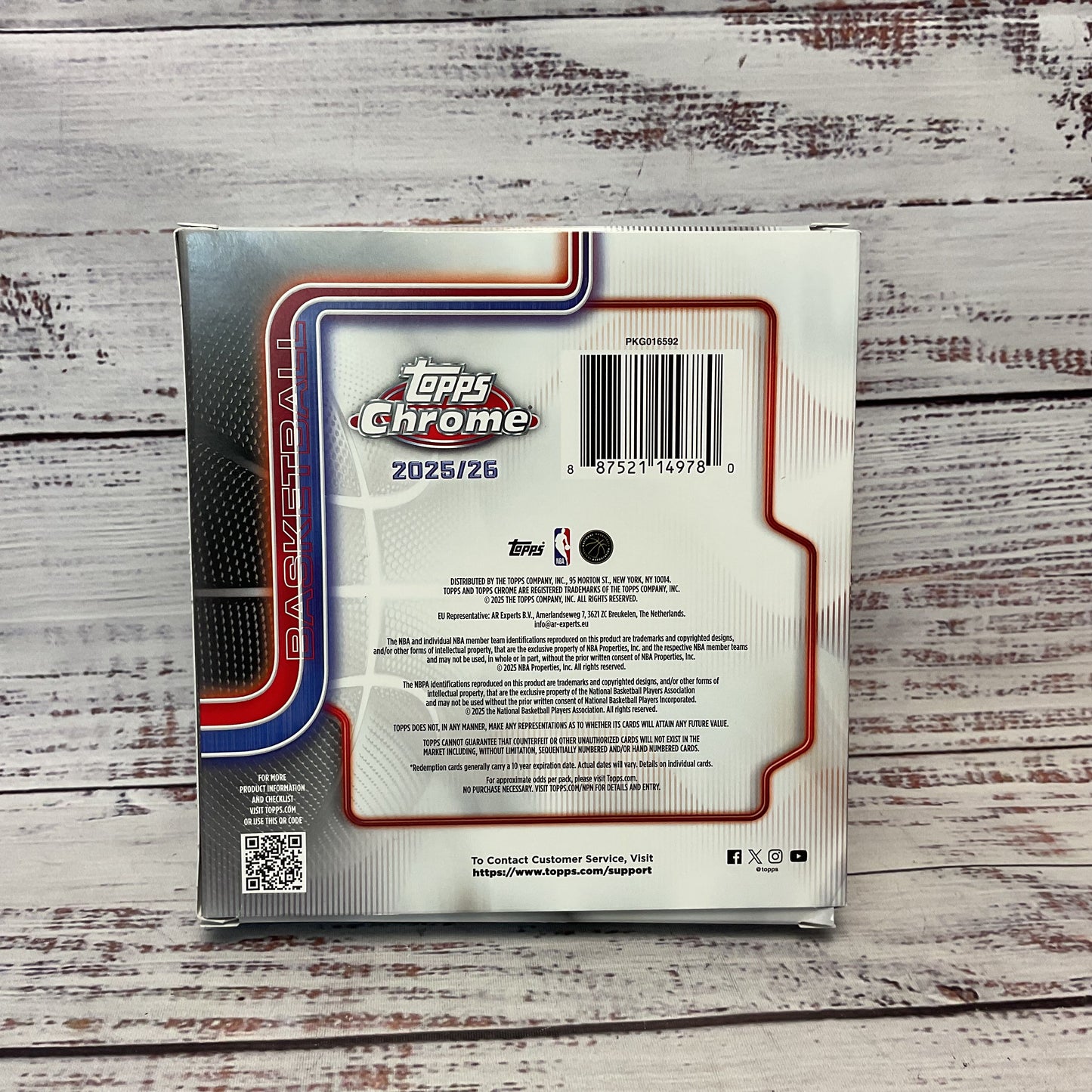 Topps Chrome 2025 26 Basketball Card Box 59 Cards