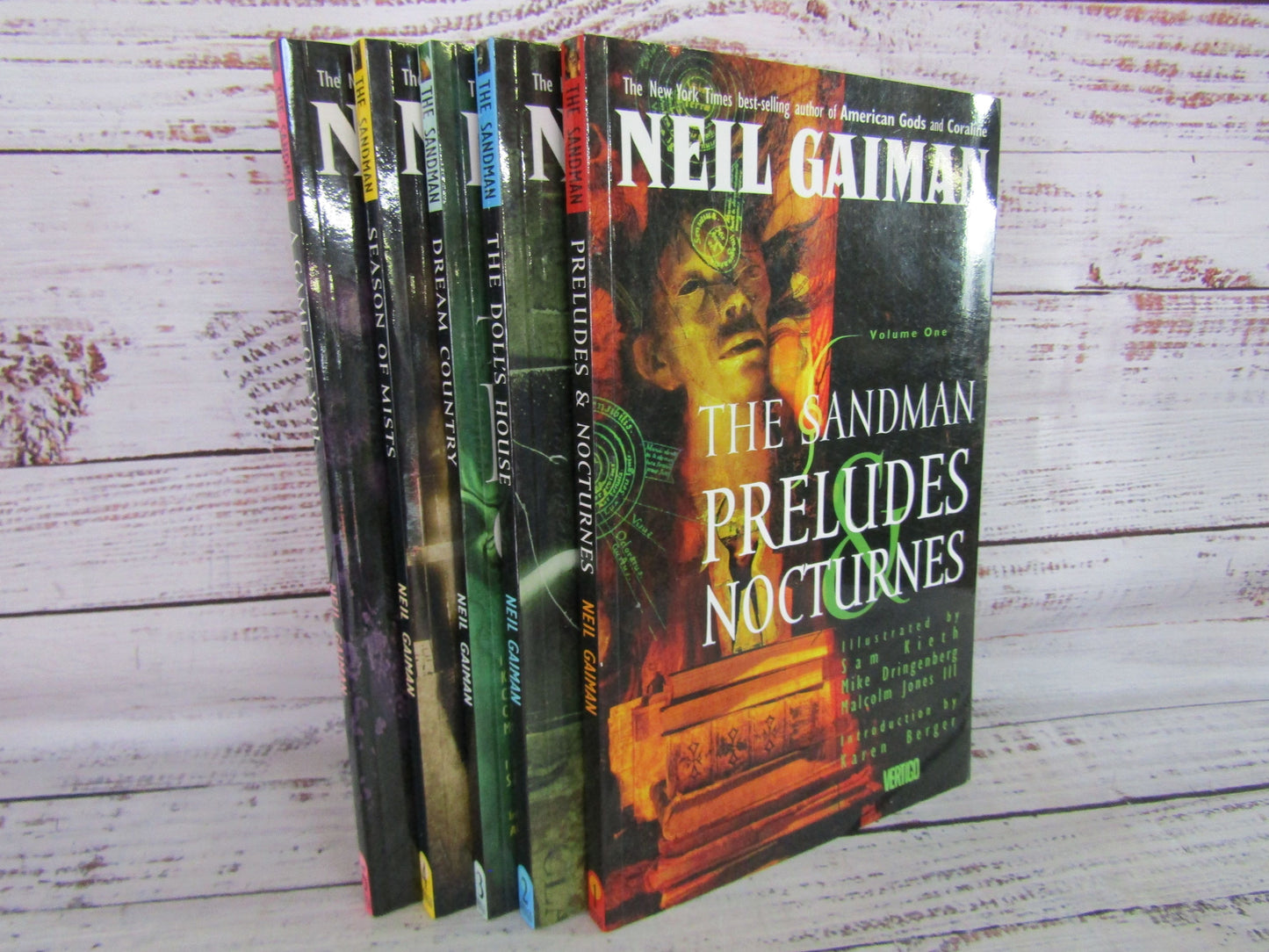 Neil Gaiman The Sandman Volume 1 2 3 4 5