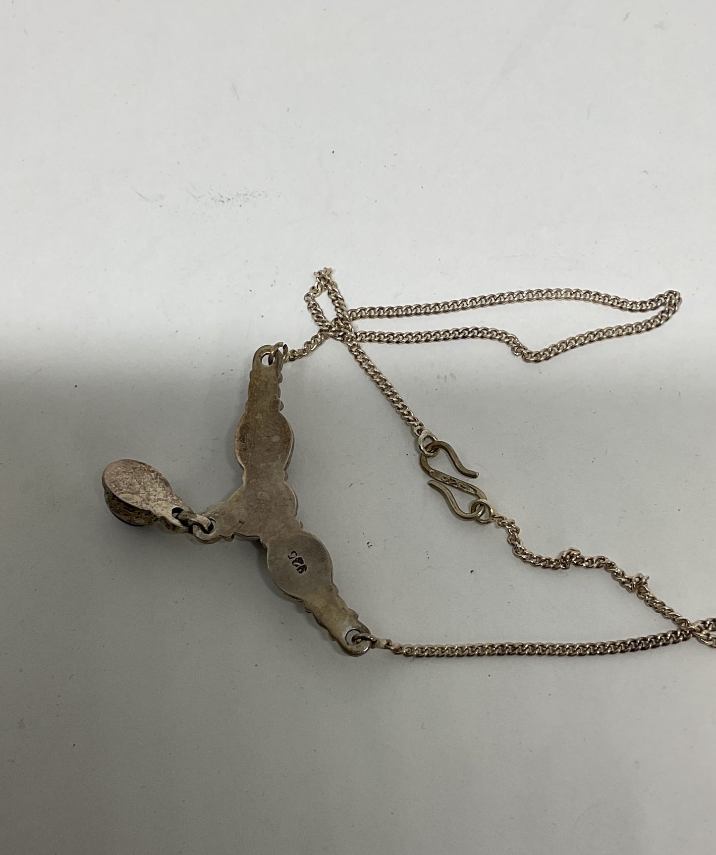 Unbranded Sterling Silver Vintage Necklace Blue Lapis