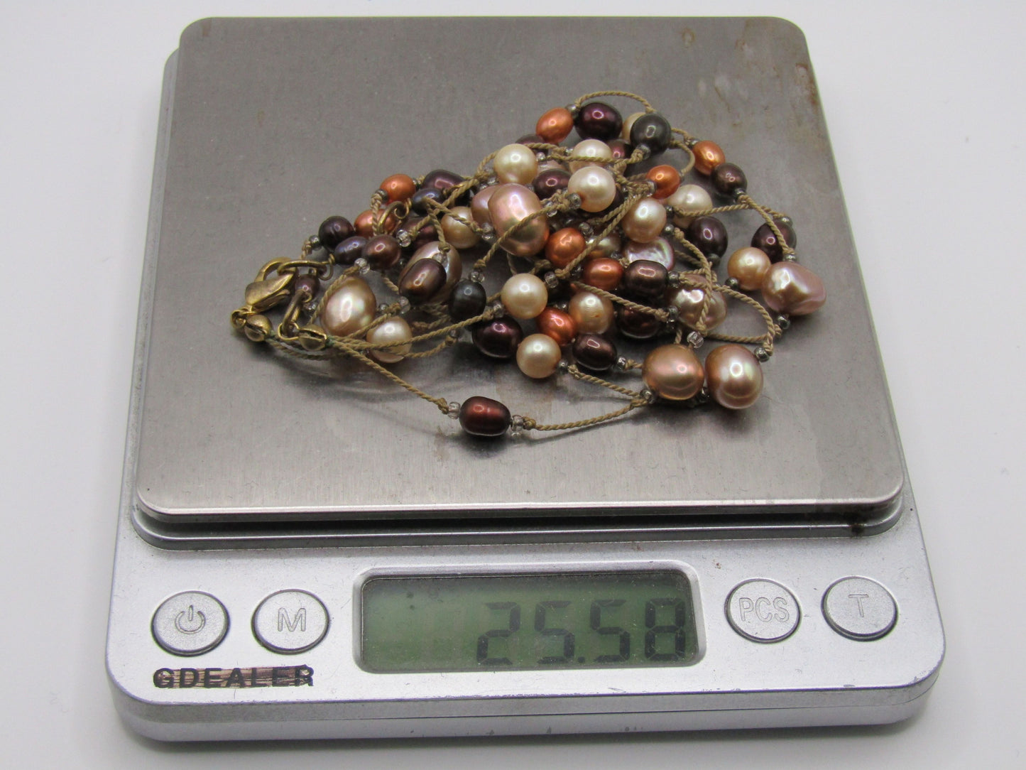 18.5" Multi-Strand Freshwater Baroque Pearl Necklace