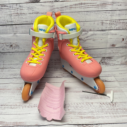 Impala Lightspeed Inline Skates Pink Rollerskate Women Size 8