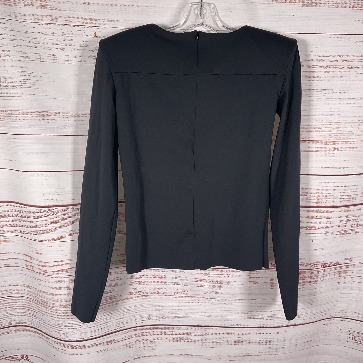 Salt Murphy Andre Black Long Sleeve Shoulder Padded Top - Men Size L New W/ Tag