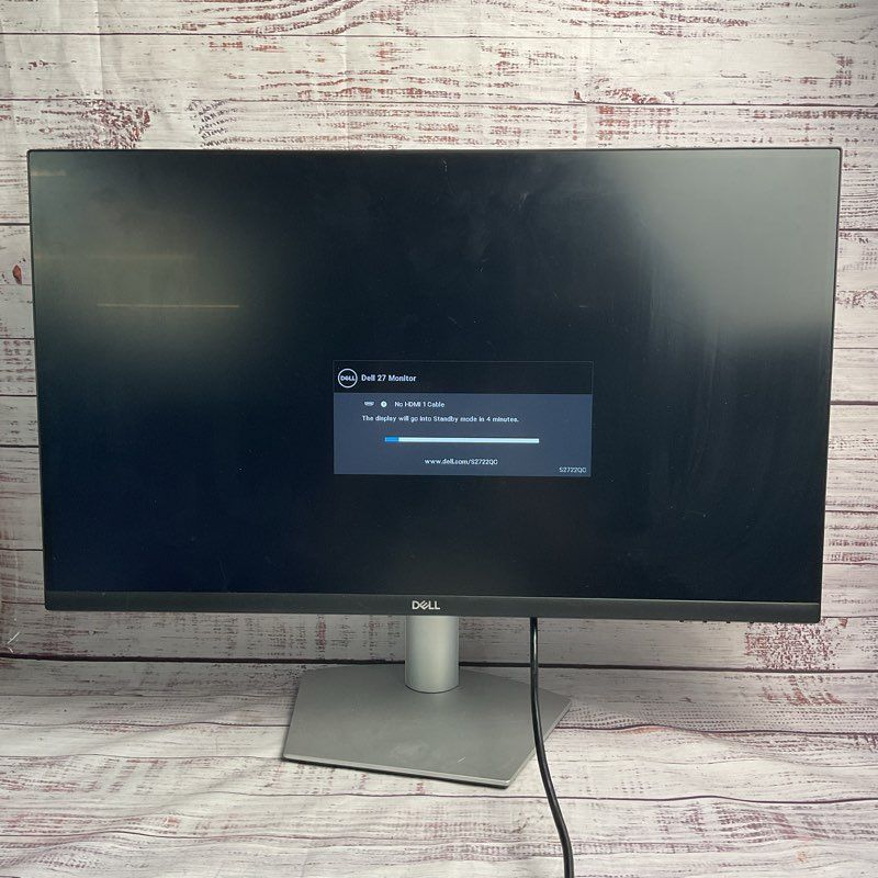Dell 27" Flat Panel Adjustable Monitor 4K UHD S2722QC