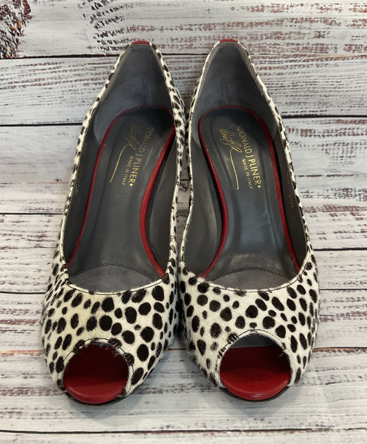 Donald J. Pliner Parr Women's Leopard Print Calf Hair Pumps Made in Italy