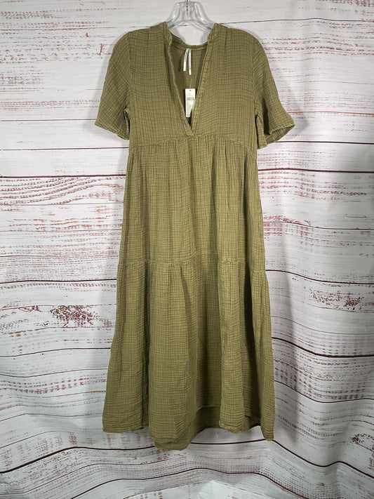 Antropologie Green Short Sleeve Dress NWT - Size XS
