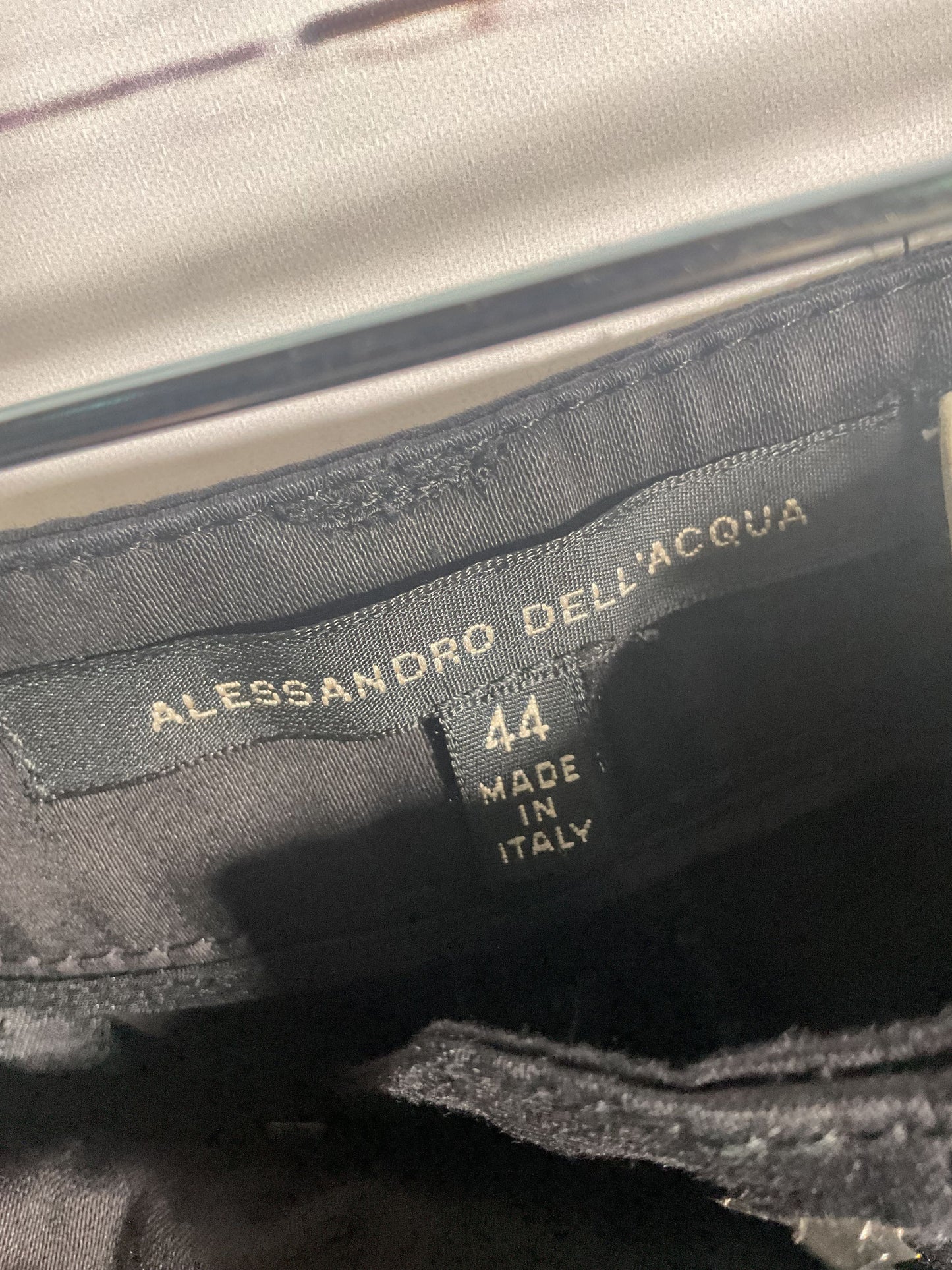 Alessandro Dell'Acqua Black Trouser Pants - Size 44