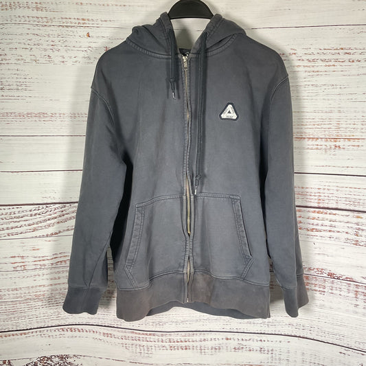 Palace Skateboards Pigment Wash Blue Grey Hoodie Jacket Size M