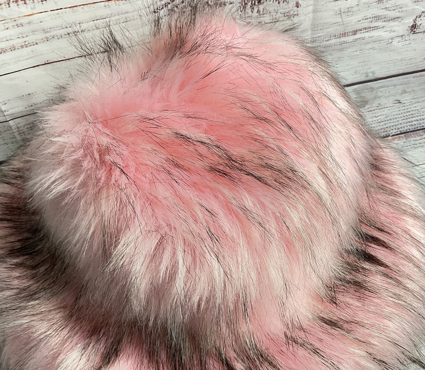 Tyler Lambert Furry Bucket Hat Pink Small